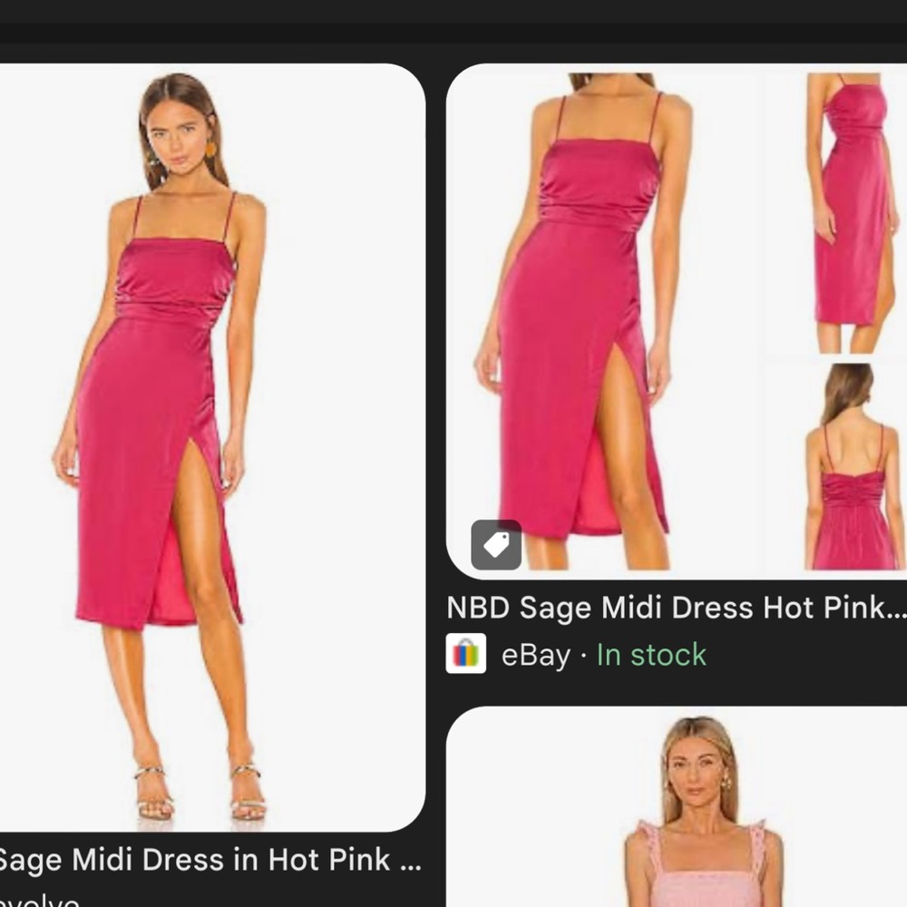 NBD Sage Mini Dress in Hot Pink